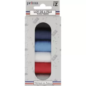 Lot de 6 fils polyester
