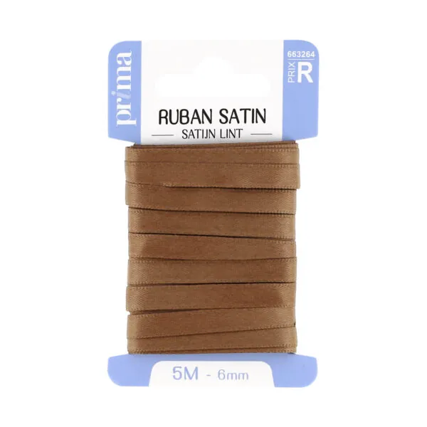 Ruban satin assortiment 5M x 6MM – Image 3