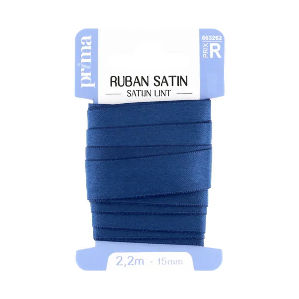 Ruban satin assortiment 2,2M x 15MM – Image 4