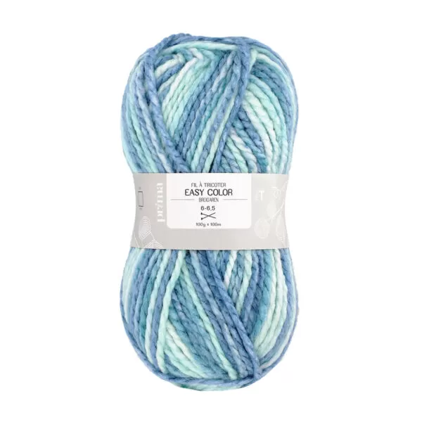 Pelote bicolore bleu clair - Prima Mercerie