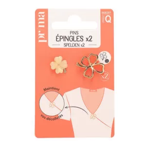 Pins épingles x2