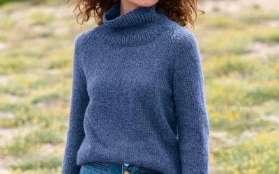 Réaliser un pull jersey raglan col roulé