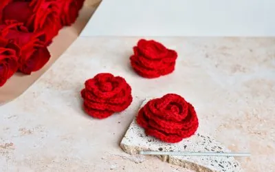 Comment réaliser une rose en crochet ?