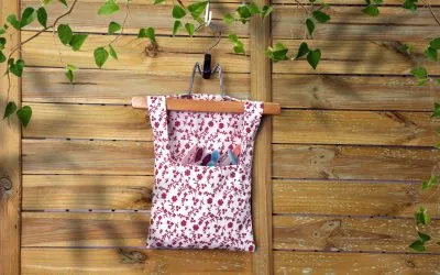Comment réaliser une pochette pour pinces à linge ?