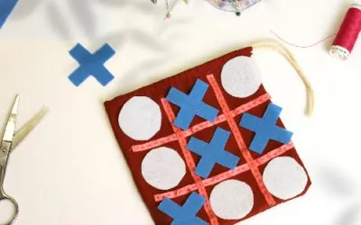 Comment faire un jeu de morpions en tissu ?